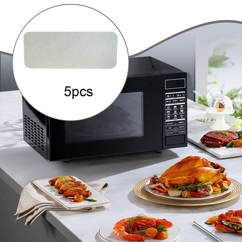 Five Piece Microwave Waveguide Cover Replacement Set Plug And Play Easy To Install Durable High Temperature Mica Plate Sheets