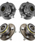 Two Piece Front And Rear Wheel Bearing And Hub Assembly Set For 2005 2009 Chrysler 300 2006 2009 Dodge Charger And 2005 2008 Magnum