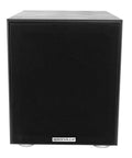 Front view of Shaker 8 Inch Powered Subwoofer with 400W Peak 200W RMS Class D Amplifier deep bass MDF cabinet for home theater