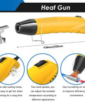 Mini heat gun from 532 Piece Heat Shrink Kit With Mini Heat Gun For Wiring Solder Seal Wire Connectors And Shrink Tubing