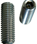 Beefy Stainless Steel Socket Head Screws Kit 1/4-28 x 3/4 Inch Pack Of 1000 Fasteners close-up showing threads and hex socket