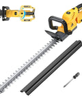 Cordless Hedge Trimmer Beast With 22-Inch Dual-Action Blade, 2000 RPM Brushless Motor, rotating handle, 20V compatible.