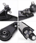 8-piece front suspension kit in black metal: 2 lower control arms, 2 sway bars, 4 outer/inner tie rods