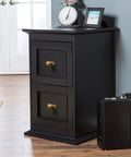 File cabinet with Retro Antique Brass Zinc Alloy Cabinet Knob With Backplate Single Hole Center in home office setting