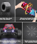 1:12 Scale RC Monster Truck 4WD Off Road Beast with sponge tires, silk-screen car body, and buckle clips, ready-to-run