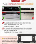 Fitment guide for Rear License Plate Frame Bracket Mount For BMW 1 Series 2 3 5 6 X And Mini Cooper 2002 To 2024 Fits 51187160607 511882380615