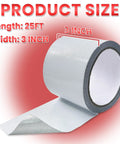 Heavy Duty Awning Patch Tape For Tarp Siding Boat Covers Tent Sail Waterproof UV Resistant White Repair Patch Kit 3x25 FT roll