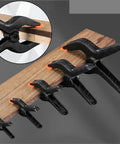 Heavy Duty Nylon Spring Clamp Set For DIY Woodworking, 9 Inch Clamps For Carpenter Home Workshop holding wooden board