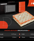 Engine Air Filter For Volvo S60 2001 To 2009 S80 2004 To 2006 V70 2001 To 2007 XC70 2003 To 2007 with flexible panel design