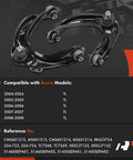 Front Upper Control Arm Pair With Ball Joint And Bushing For Acura TL 2004 2008 Left And Right Direct Fit Replacement