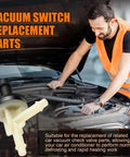 Mechanic using 2 Pack Vacuum Check Valve Compatible With YG193 Automotive Vacuum Lines Checking Switch Replacement