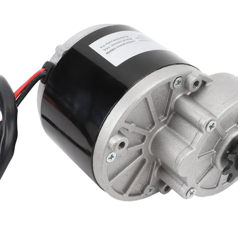 24V 1000W Electric Motor With Gear Reduction For Tricycles And Go Karts Easy Install Quiet Operation Aluminum Housing Copper Rotor Powerful Magnets Torque Monster Performance close-up