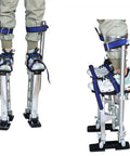Adjustable Aluminum Drywall Stilts For Painting And Cleaning 15 To 23 Inch Height Lightweight Yet Sturdy No Tools Needed