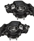 2 Front Steering Knuckles And Wheel Bearing Hubs Assembly Replacement Kit For 2011 Kia Optima 2.4L Built Before May 30, 2011 OE-Quality Direct Fit