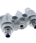 Hydraulic Control Valve 47447054 4BD4FF112 Aftermarket Replacement For CASE Loader shown from angled view
