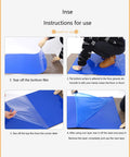 Heavy Duty Sticky Floor Mats With Sweet Strong Grip Remove Shoe Dirt And Workshop Grime Keep Your Cleanroom Spotless And Grit Free No Sweat Install For Warehouses Labs 300 Sheets instructions showing peelable layers