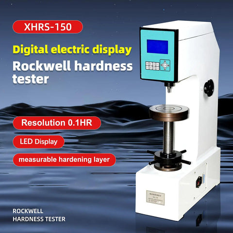 Heavy Duty Digital Rockwell Hardness Tester For Plastic Testing Automatic Electric Power Operation Cuts Out Human Error, with digital display.