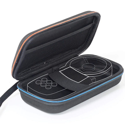 Rugged EVA Hard Travel Case for BT-100 Series Handheld Anemometer, open view showing foam insert and mesh pocket, ideal for protection