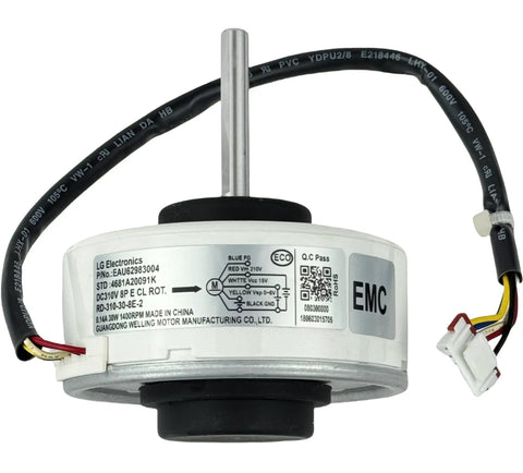 Brushless DC Inverter Fan Motor EAU62983004 4681A20091K RD-310-30-8E-2 SIC-41CVJ-F130-5 for LG AC unit