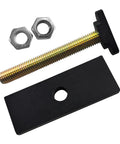 Heavy Duty Front CV Axle Bushing And Needle Bearing Puller Tool Kit Fits Toyota Tacoma 2005 To 2018 4Runner 2003 To 2018 FJ Cruiser 2007 To 2014 8 Inch Clamshell OEM 18195 Remover Set Grab This Bad Boy Before Stock Runs Dry, black steel puller bolt and plate with nuts