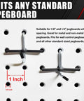 Premium Pegboard Hooks Assortment Kit With 278 Pieces And Bins For Garage Wall Organization Set For Hanging Tools Like A Pro