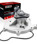 Heavy Duty Engine Water Pump With Seal Gasket Compatible For Subaru Forester Wrx 2.0L 2014-2020, silver assembly with gasket.