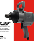 One Inch Air Impact Wrench With Pistol Grip, Delivers Up To 1475 Ft Lbs Max Torque, Heavy Duty Build With Metal Housing