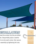 Installation guide for Eight M5 Stainless Steel Eye Bolts Kit With Double Nuts, Flat Washers And Spring Washers, 60mm Length