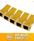 5 Pack 230 Series Excavator Bucket Teeth With 23 Pin Flex Pins Fits 23 And 230 Series Skid Steer Loaders And Excavators Durable Wear Parts For Heavy Duty Digging gold bucket teeth set