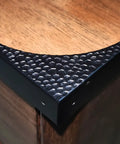 Heavy Duty Corner Guards For Furniture And Office Desks Zinc Alloy Edge Protectors Anti Rust Table Bumpers Built Tough Kickproof Hardware Covers With Screws Four Pack on wooden table corner