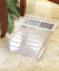 Air Vent Extender For Under Furniture With Installation Tape Low Profile Design Strong Plastic Extends From 17 To 30 Inches Fits Floor Registers