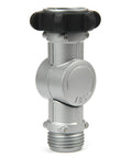 Adjustable 180 Degree and 360 Degree Metal Swivel Connector With TPR Grip For Easy Hose Connection Prevents Kinks And Twists