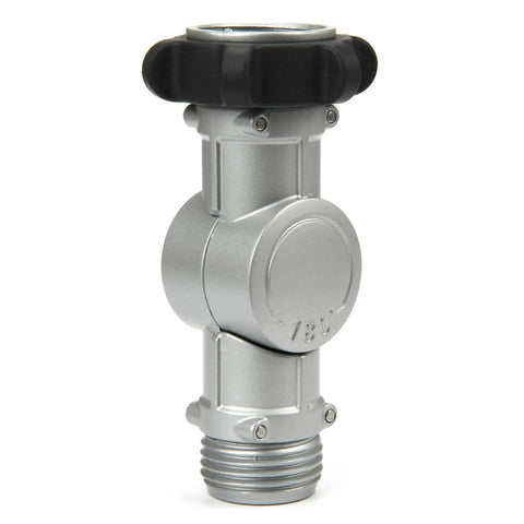 Adjustable 180 Degree and 360 Degree Metal Swivel Connector With TPR Grip For Easy Hose Connection Prevents Kinks And Twists