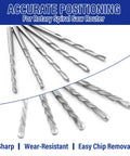 18 Piece Drywall And Cutting Drill Bit Set For Wood Plastic And Drywall One Eighth Inch Bits Multipurpose M2 High Speed Steel