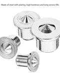 Stainless Steel Dowel Pin Set For Woodworking, Pro Grade Precision Transfer Plugs