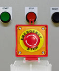 Emergency Stop Switch Cover Transparent Push Button Protector For Quick Power Cutoff And Electrical Safety Guard on control panel