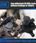 Premium Grade Three Way Heater Control Valve For 2013-2024 Ram 1500 3.6L 5.7L close-up, showcasing durable construction and direct replacement design.
