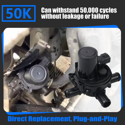 Premium Grade Three Way Heater Control Valve For 2013-2024 Ram 1500 3.6L 5.7L close-up, showcasing durable construction and direct replacement design.