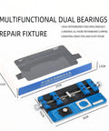 Aluminum Alloy Motherboard Repair Fixture Adjustable Multifunctional PCB Fixing Holder with dimensions in packaging