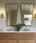 Battery Operated Wall Sconce Set Of Two With Remote Dimmable Wireless Cordless Gold Wall Lights 3000K Warm White Modern