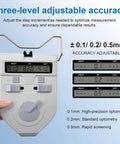 Digital Pupilometer With LCD Display And Memory PD Meter For Eyewear Fitting Pupillary Distance Tool Precision Optical Instrument 45 To 82mm Great For Eye Pros And Shops Quick Readouts Memory Recalls Last Five PD Measurements Easy Onehanded, front view