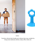 Sixteen Pack Silicone Door Stopper With Suction Cup Silent Door Stop Easy To Install For Kitchen And Office Use