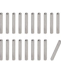 304 Stainless Steel Dowel Pins 3x20mm Round Head Flat Chamfered End 50 Pack For Furniture Shelves Bunk Beds Woodworking Alignment And Positioning Fasteners