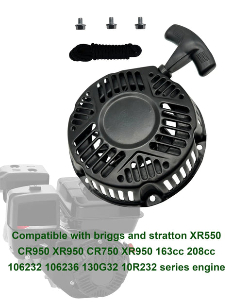 Recoil Pull Start 590607 797276 For Briggs And Stratton CR950 CR750 Engine and Generator with rope and nuts fits 163cc 208cc
