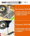 4-piece self-centering hinge drill bit set for wood with 5/64, 7/64, 9/64 and 11/64 inch bits, Amazon
