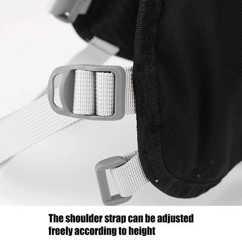 Close-up of adjustable strap on Hydration Running Vest With Two 500ml Bottle Holders, Lightweight Breathable Trail Pack For Men Women