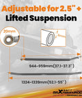 Beefed Up Steering Kit For Jeep Cherokee XJ Grand Cherokee ZJ Comanche MJ And Wrangler TJ LJ With Two And A Half Inch Lifted And Adjustable Heim Joint Ends For Easy Steering Upgrade, 20mm ends
