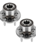 Rear And Front Wheel Bearing Hub Assembly Set For Ford Explorer Rear 2011 To 2018 And Police Interceptor Utility Front 2012 To 2019 5 Lug With ABS 2 Pack Heavy Duty OEM Grade Hubs