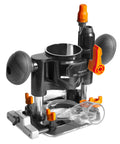 Plunge Base Kit For Compact Trim Routers With Die Cast Construction For Maximum Durability And Precision Fits Most 65mm Body Routers