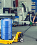 Shop Ready Heavy Duty Spill Containment Platform With Drain And Non Slip Large Plastic Tray, leakproof and detachable, in use
